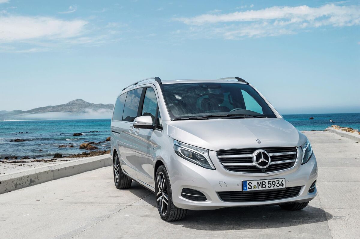 Die neue Mercedes-Benz V-Klasse – V 250 BlueTEC, Exterieur, bergkristallweiß metallic