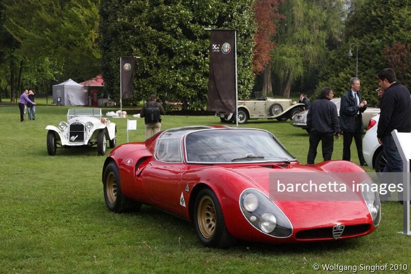 Alfa Romeo Centenairy Display;Alfa Romeo T33 Stradale
