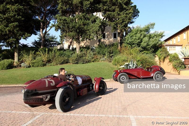 09 Alfa Romeo 8C 2900 A Boticella sn.412006;08 Alfa Romeo 8C 2300 Touring Spider sn.2111036