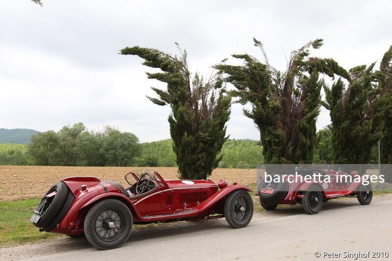 06 Alfa Romeo 8C 2300 Touring Spider s/n 2111035;02 Alfa Romeo 6C 1750
