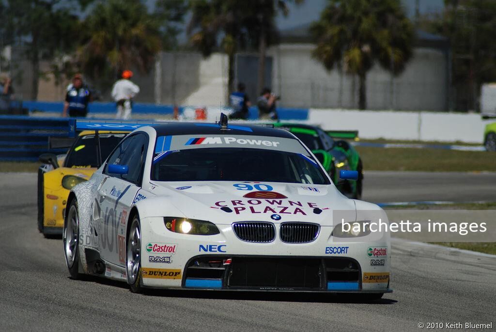90 GT2 BMW E92 M3 Mueller/Hand/Priaulx;12h Sebring 2010