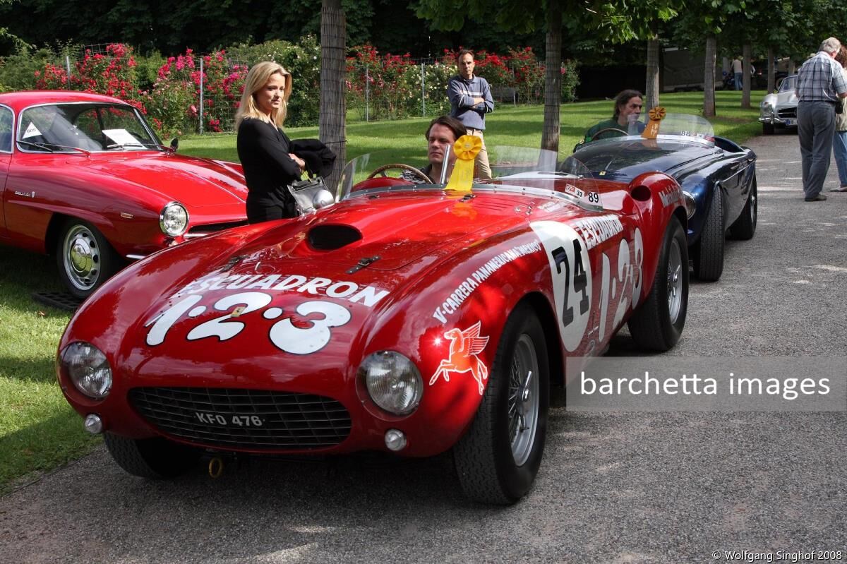 089 Ferrari 375 Mille Miglia s/n 0376AM 1953;088 Ferrari 212 Export Touring Barchetta s/n 0084E 1951