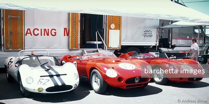 Maserati Tipo 63 s/n 63.002 (Bruce McCaw, USA), Maserati 450 S s/n 4503    