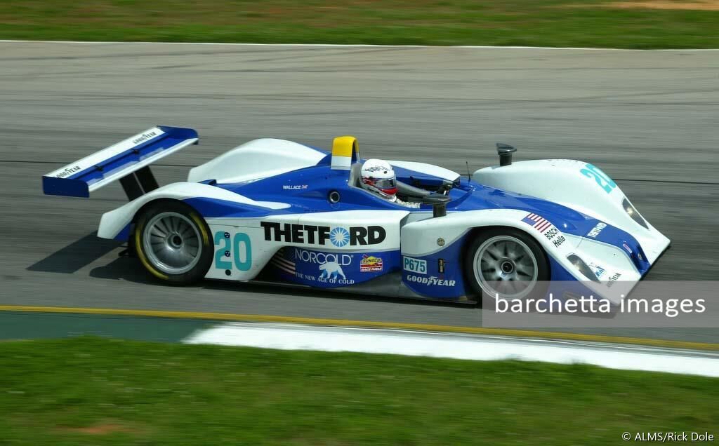 The #20 Dyson Racing Lola-MG was the fastest car of the day in Tuesday's American Le Mans Series test at Road Atlanta. 
