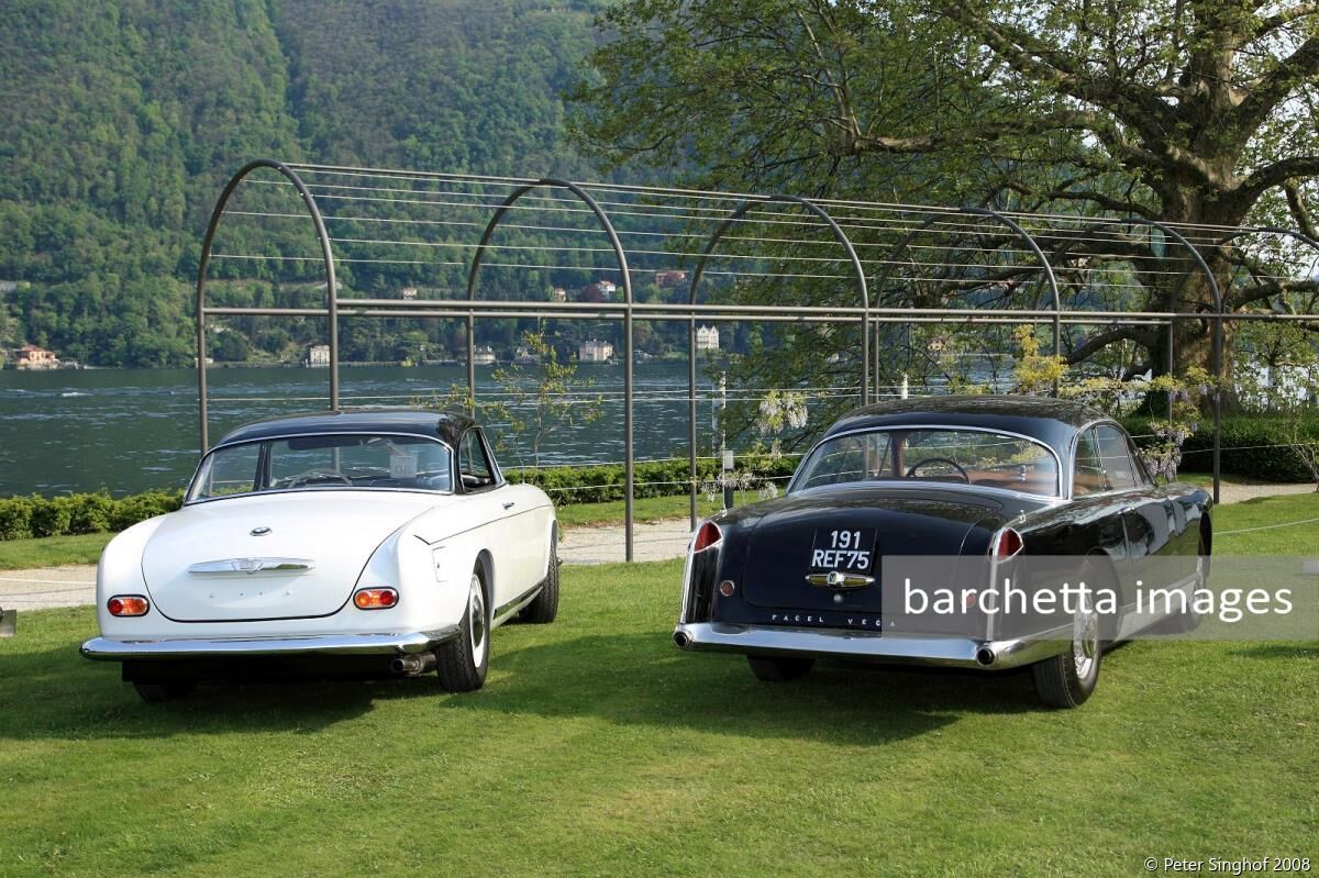 080 BMW 503 factory Coupe 1957;078 Facel Vega FV Limousine by Facel Metallon 1955