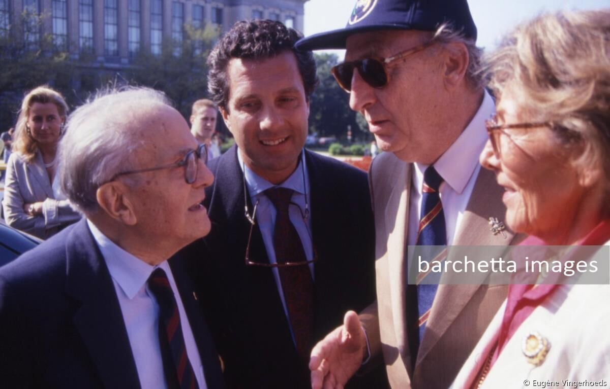 Luigi Chinetti Sr., Jr., Jaques Swaters and Brenda 
