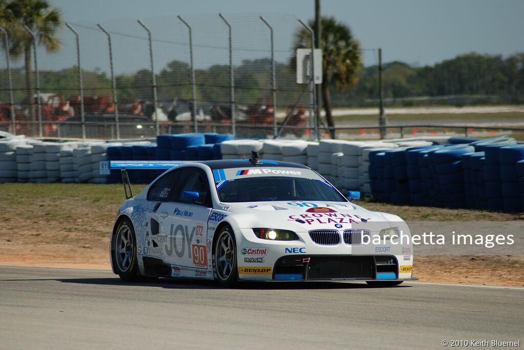 90 GT2 BMW E92 M3 Mueller/Hand/Priaulx;12h Sebring 2010