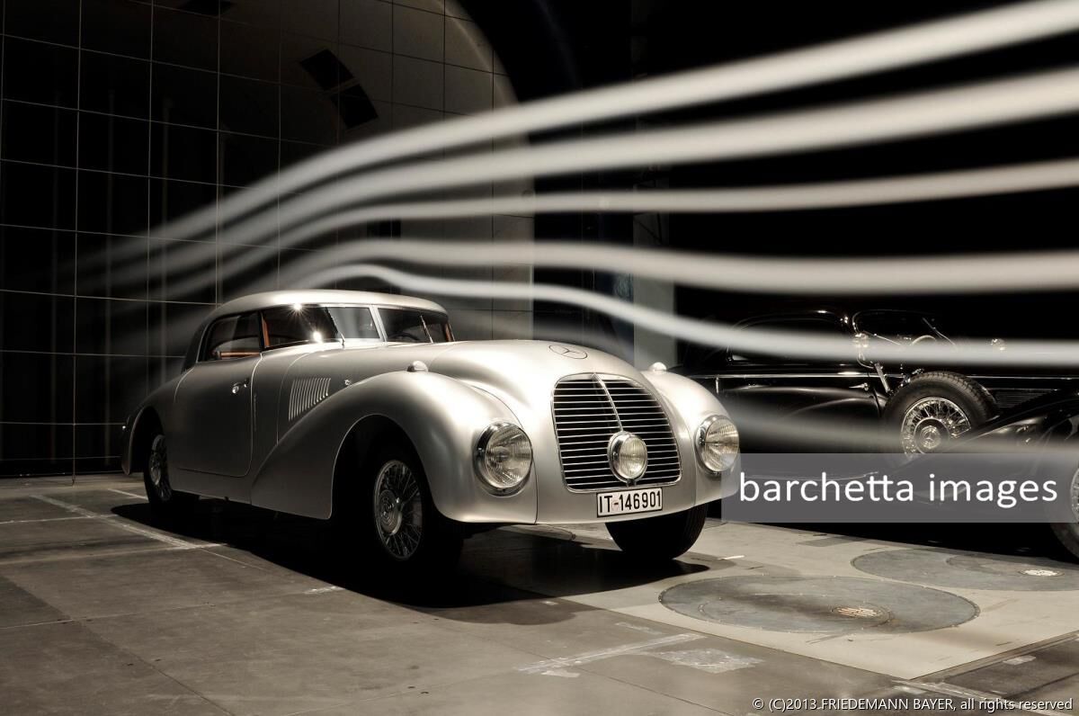1938  Mercedes-Benz 540 K Streamliner one-off model  to demonstrate the best possible aerodynamic performance