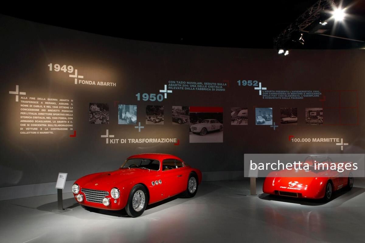 The exhibition Abarth "DA 0 A 100" 