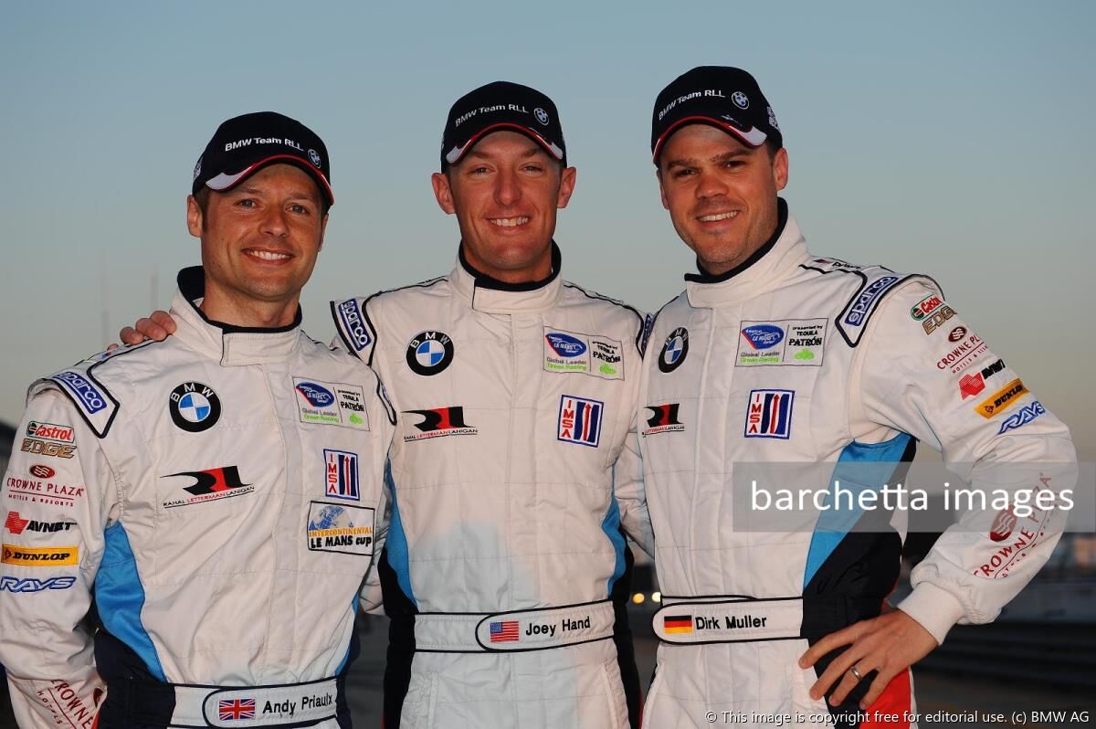 Joey Hand will join teammates Dirk Muller and Andy Priaulx to drive the No. 56 BMW M3 GT at this year's 24 Heures du Mans