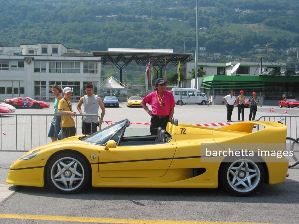 Roberto Zattini waiting for the start in his F50 #106915