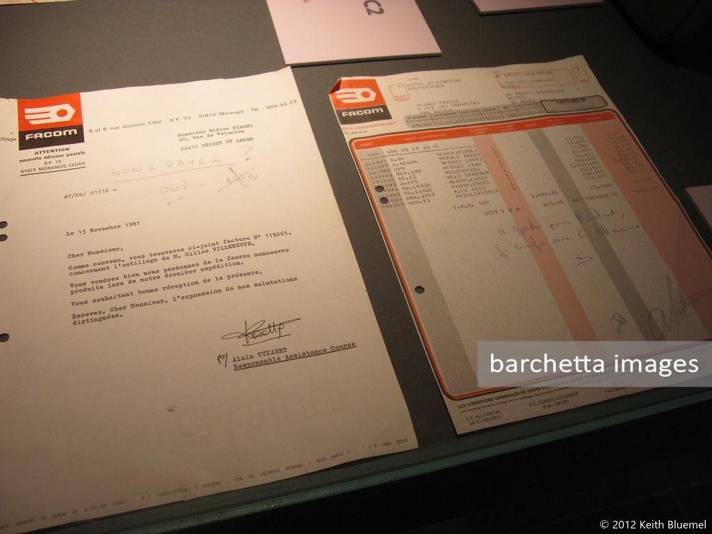 Gilles Villeneuve Exhibition, Modena