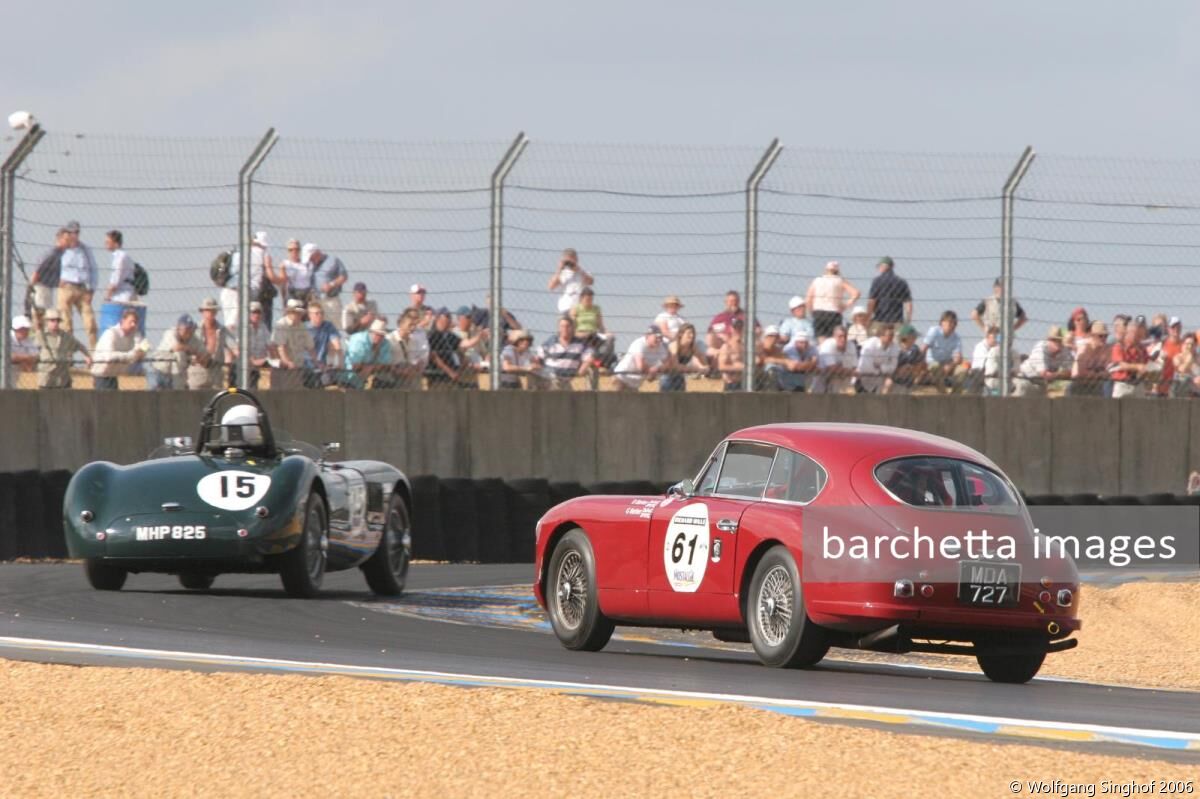 261 ASTON MARTIN DB2/4  sn LML/624 BARKER /  BARKER;215 JAGUAR Type C sn XKC008 WENMAN / BRONSON;Racing;Le Mans Classic;LML/624 - Aston Martin DB2/4