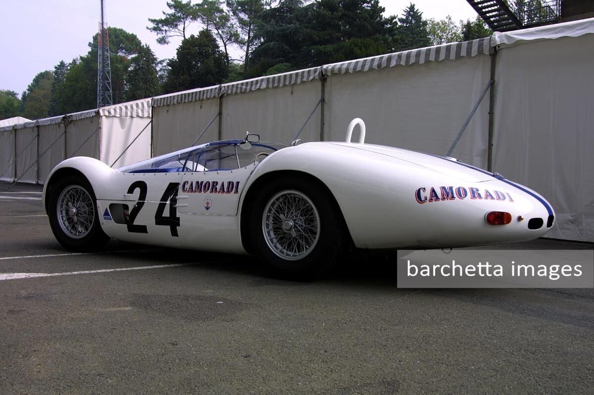 Maserati Tipo 60-61 'streamliner' sn 2451 at Le Mans Classic 2002