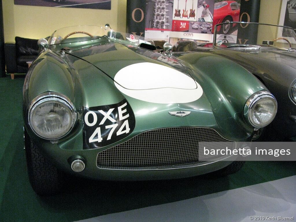 a pair of Aston Martins, a DB3S sports racing model 
