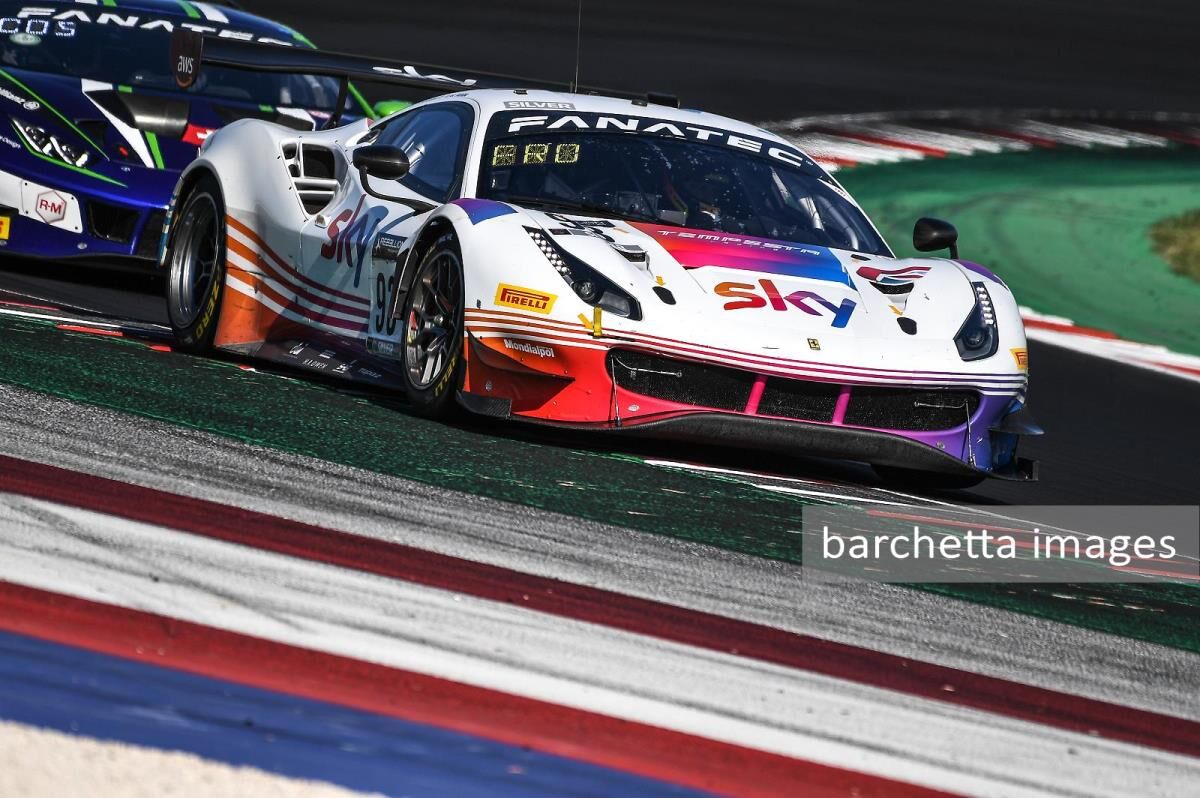 2021/jul/03-04 - race 1 19th OA 8th Silver Cup - race 2 22nd 9th Cup Silver Cup - GT WCE Misano - SKY - Tempesta Racing - Chris Froggatt, Giorgio Roda - #93