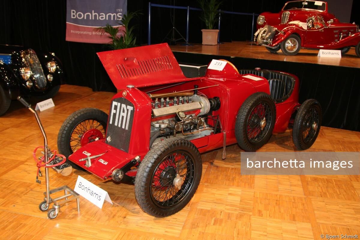 Fiat 509 SS Sperimentale s/n 207633 ... 233 1927 Fiat 509SS Sperimentale    207633  €140,000 to 160,000 Sold €125,000