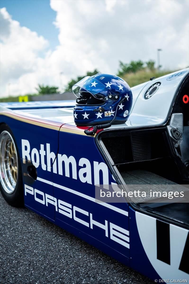 The famous helmet with the stars: Hans-Joachim Stuck.