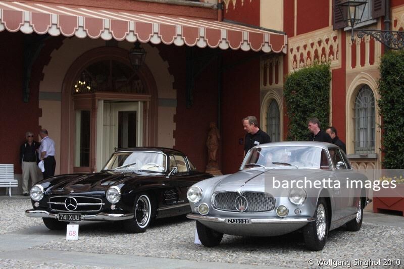 070 Maserati A6G/54 Coupé Allemano 1956;068 Mercedes-Benz 300 SL Coupé Mercedes-Benz 1954
