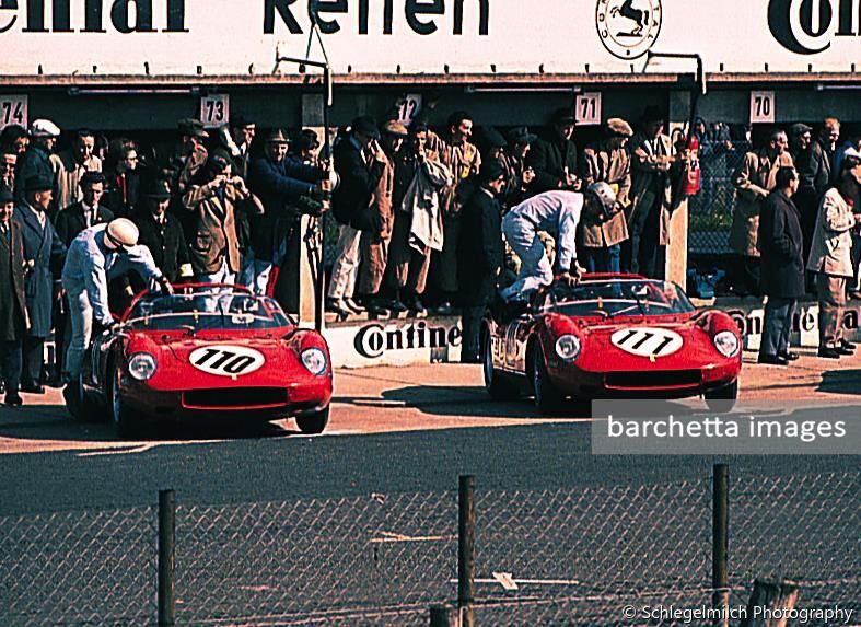 63/may/19 - 1st OA - 1000km Nuerburgring - John Surtees / Willy Mairesse - #110