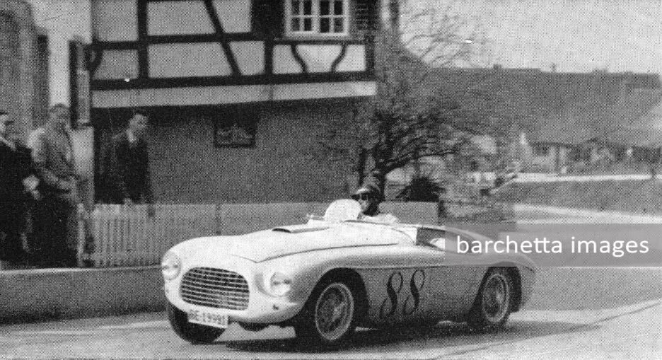 Ferrari 212 Export barchetta Touring s/n 0134E (Hans-Karl von Tscharner)