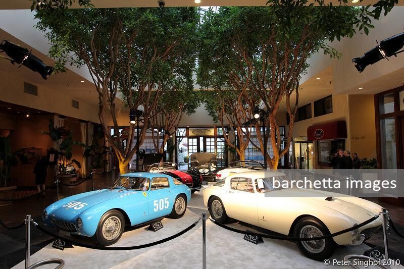 RM Auctions Monterey 2010 Lot 351 1954 Ferrari 375 MM Berlinetta s/n 0416AM & Lot 342 1954 Ferrari 500 Mondial Berlinetta s/n 0452MD