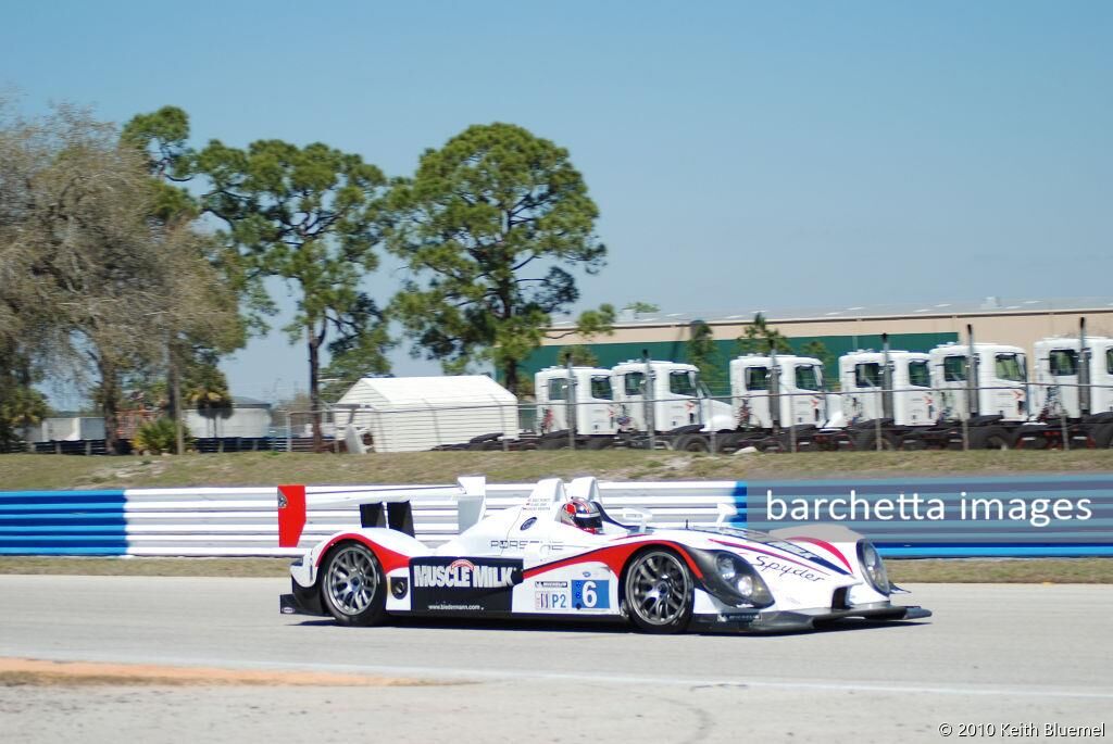 6 P2 Porsche RS Spyder Pickett/Graf/Maassen;12h Sebring 2010
