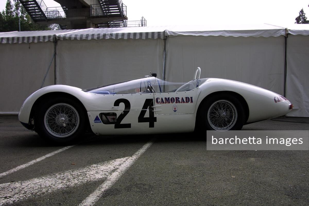 Maserati Tipo 60-61 'streamliner' sn 2451 at Le Mans Classic 2002