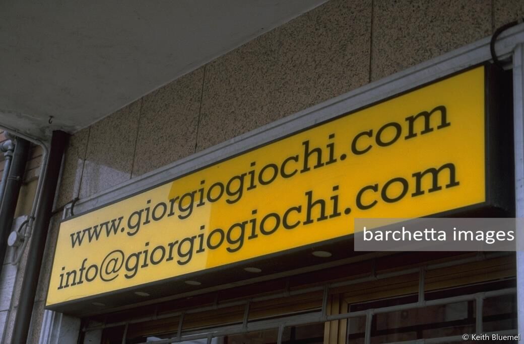 Giorgio Giochi model/toy shop in centre of Maranello 