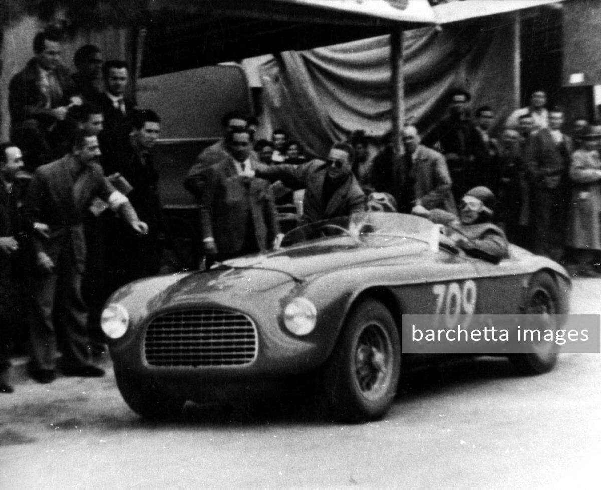 1950/apr/23 - Mille Miglia - Arnaldo Tullini / Luigi Rossi - #709