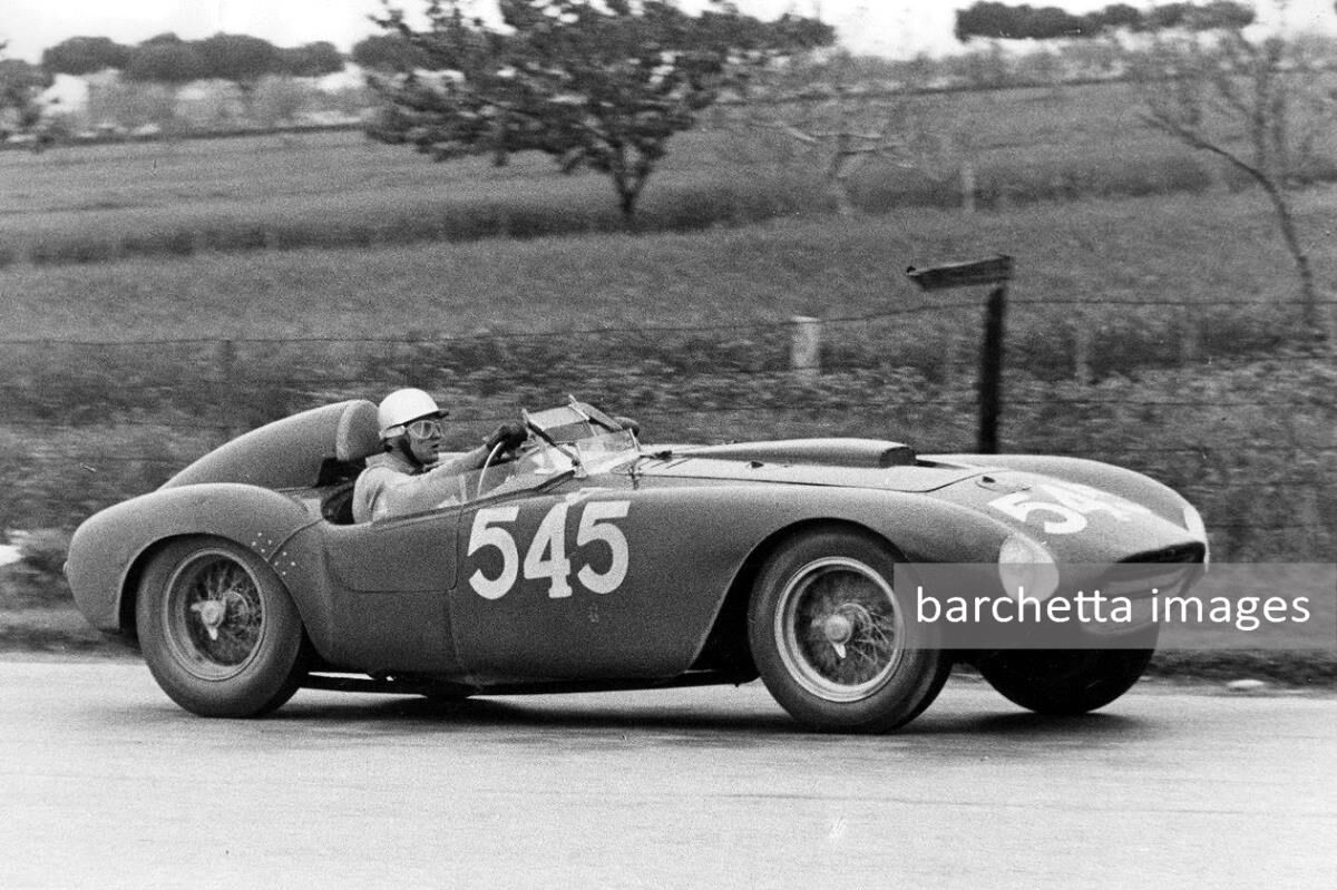 54/may/01-02 - now car has low nose - dnf retired at Futa pass S+2.0 - Mille Miglia -  Umberto Maglioli #545