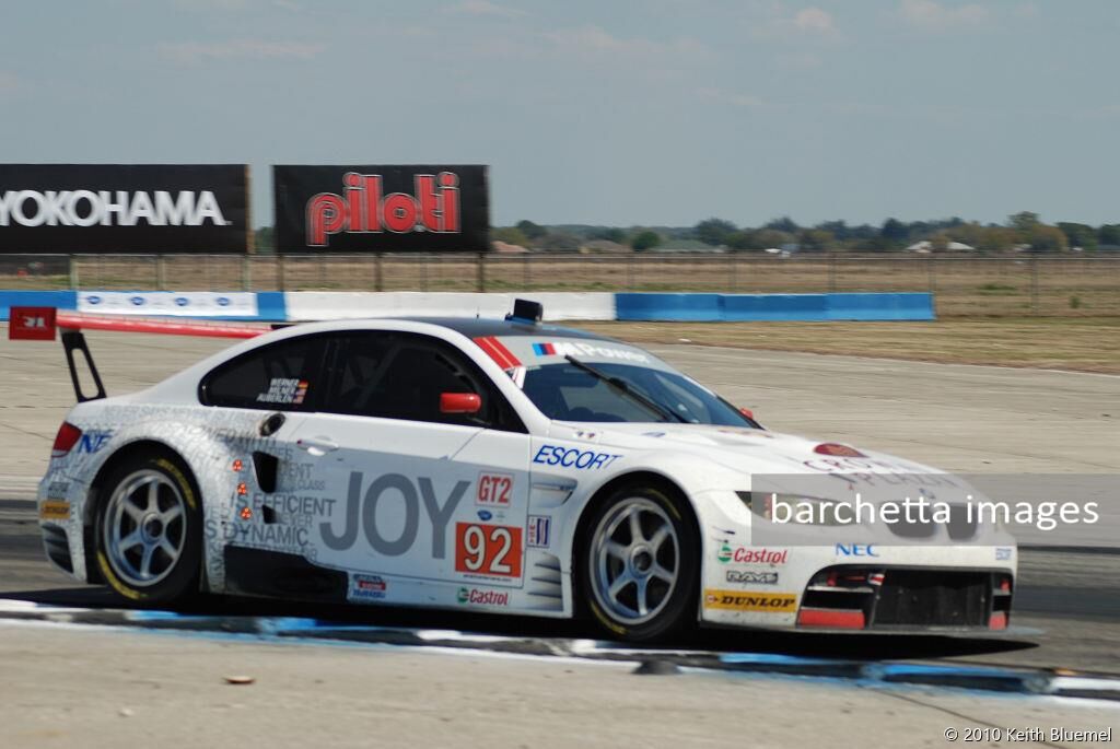 92 GT2 BMW E92 M3 Auberlen/Milner/Werner;12h Sebring 2010