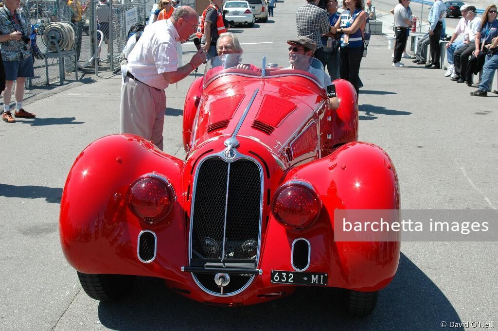 Ralph Lauren in his Alfa Romeo 8C 2900 B MM s/n 412030 