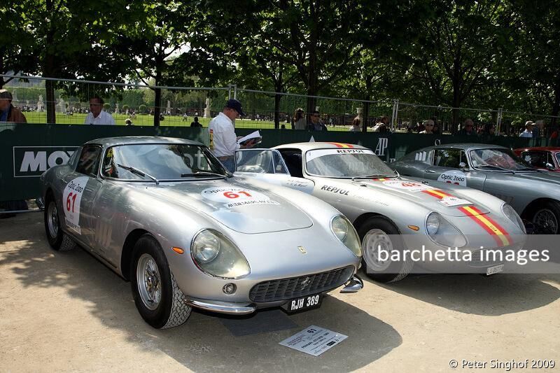 061 Ferrari 275 GTB 1965 s/n 07413 HEINECKE;048 Ferrari 275 GTB 1964 s/n 06881 MIGUEL/BASAGOITI
