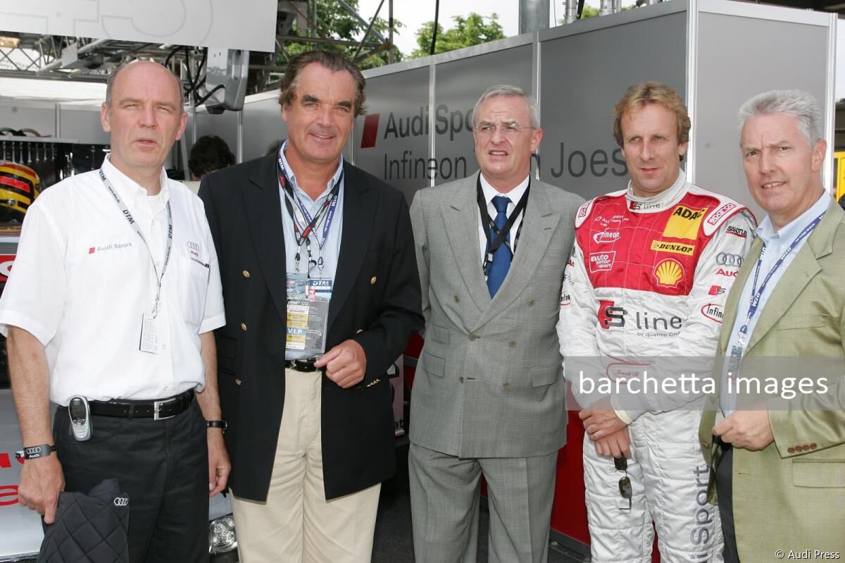 Dr Wolfgang Ullrich, Ralph Weyler, Dr Martin Winterkron, Frank Biela and Dr Werner Mischke (from left)
