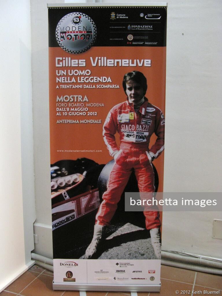 Gilles Villeneuve Exhibition, Modena