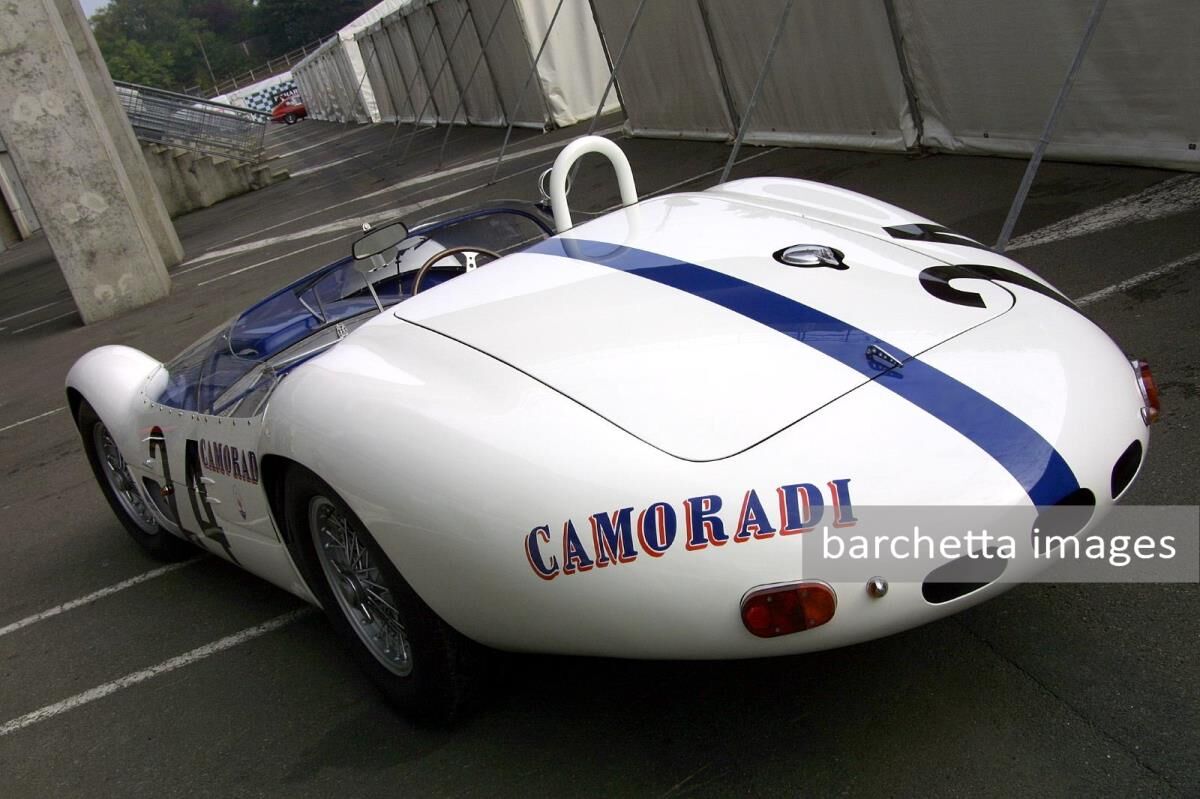 Maserati Tipo 60-61 'streamliner' sn 2451 at Le Mans Classic 2002