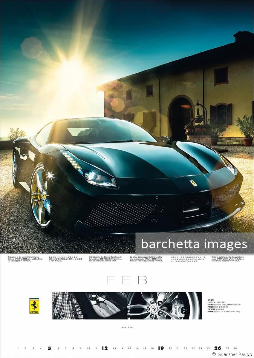 Offizieller Ferrari Kalender ... "MYTHOS FERRARI 2017"