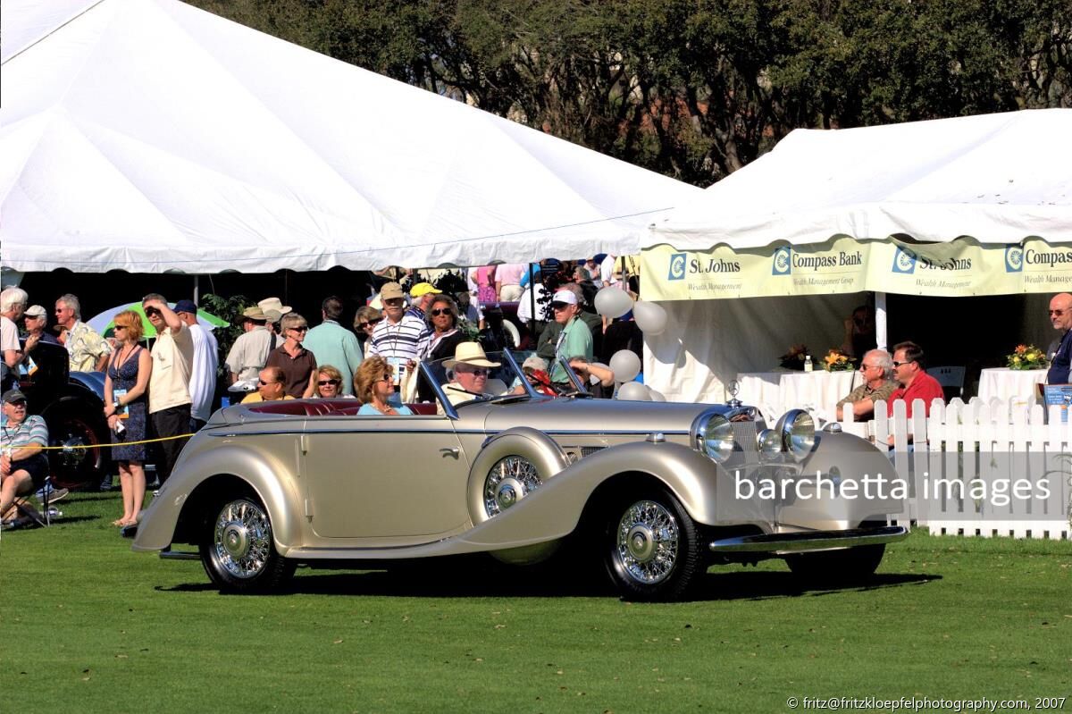 1938 Mercedes-Benz 540K - Bill & Barbara Parfet - Amelia Awards - European Custom Coachwork