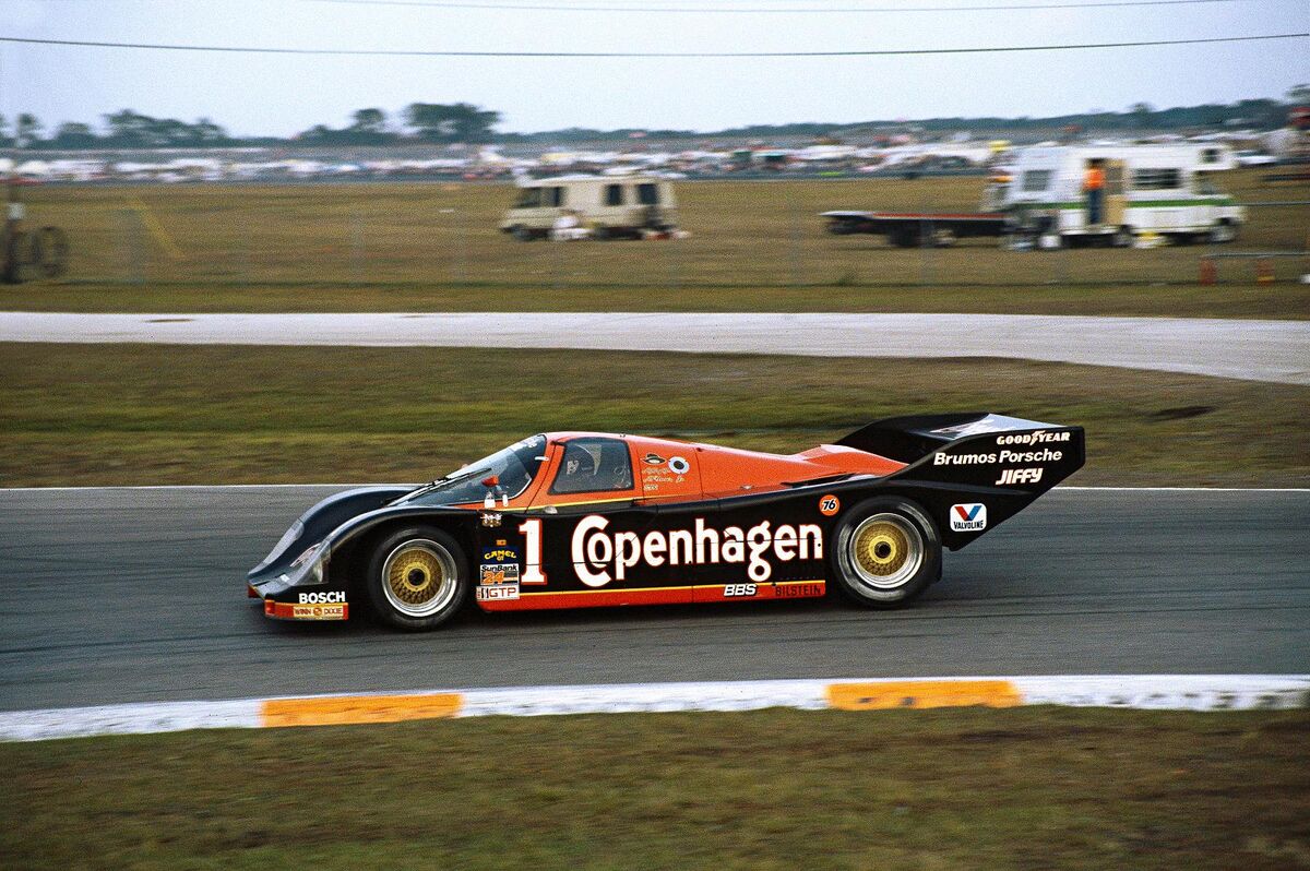 1988/jan/31 - 6th OA 6th GTP - 24h Daytona - Porsche 962 s/n HR4 (Holbert-Fabcar) - A. J. Foyt (USA) / Al Unser, Jr. (USA) / Elliot Forbes-Robinson (USA) - #1 