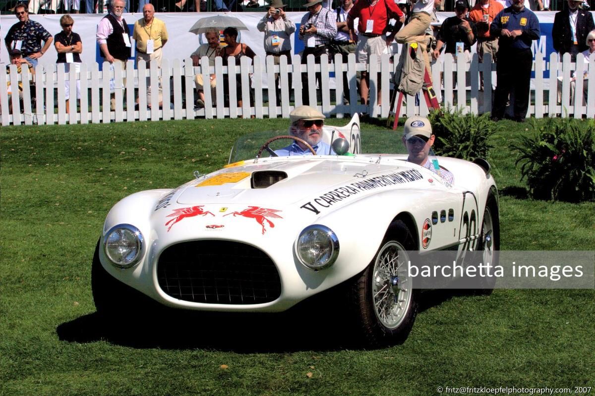 1953 Ferrari 375 MM Vignale Spyder - Bruce and Jolene McCaw - The Ritz-Carlton, Best in Show, Concours de Sport 