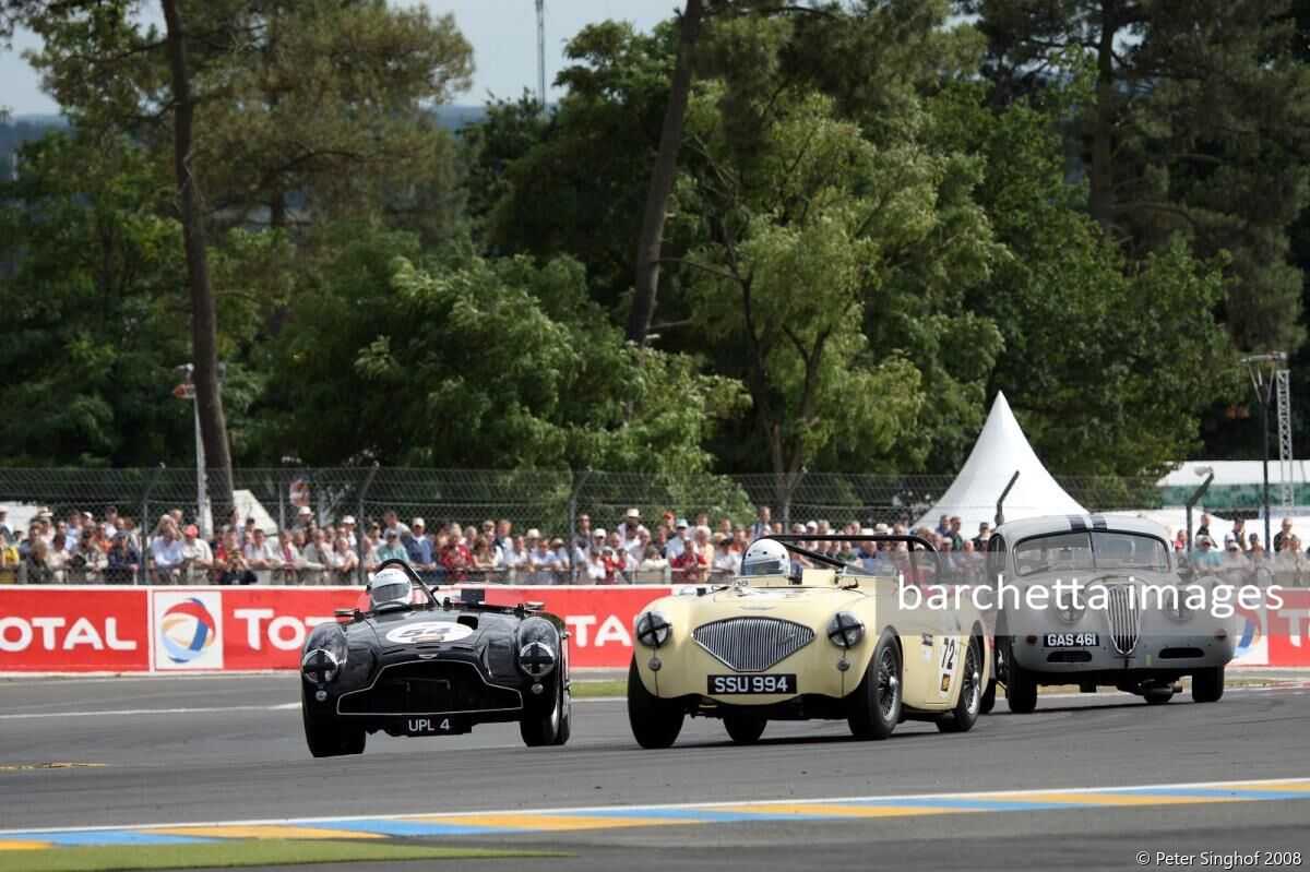 272 Austin Healey 100;225 Jaguar XK140 1955 Johns/Gibbon;254 Aston Martin DB3 1952 sn.DB3/5 Melling/Hall