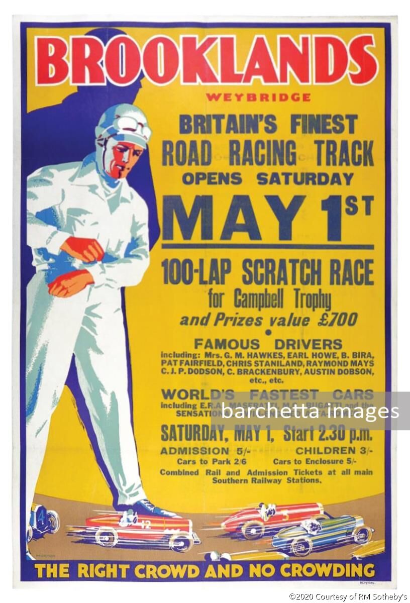 RM Online Only - Original Racing Posters, 1925-1972 11 - 18 MAY 2020 - Auction Closes on 18 May 2020
