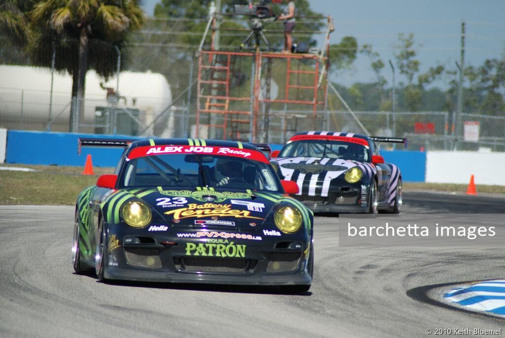 23 GTC Porsche 911 GT3 Cup Sweedler/Kapudija/Lueders;12h Sebring 2010