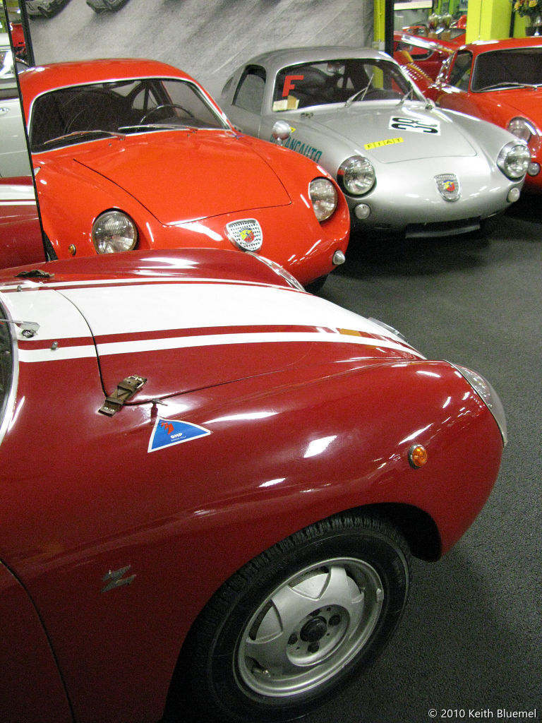 L. 1959 Fiat Abarth 700 BA/"R.M." Zagato GT R. 1960 Fiat Abarth 1000 BA/"R.M." Zagato GT "World Champion" over 1958 Fiat Abarth 750 BA/"R.M" Zagato GT