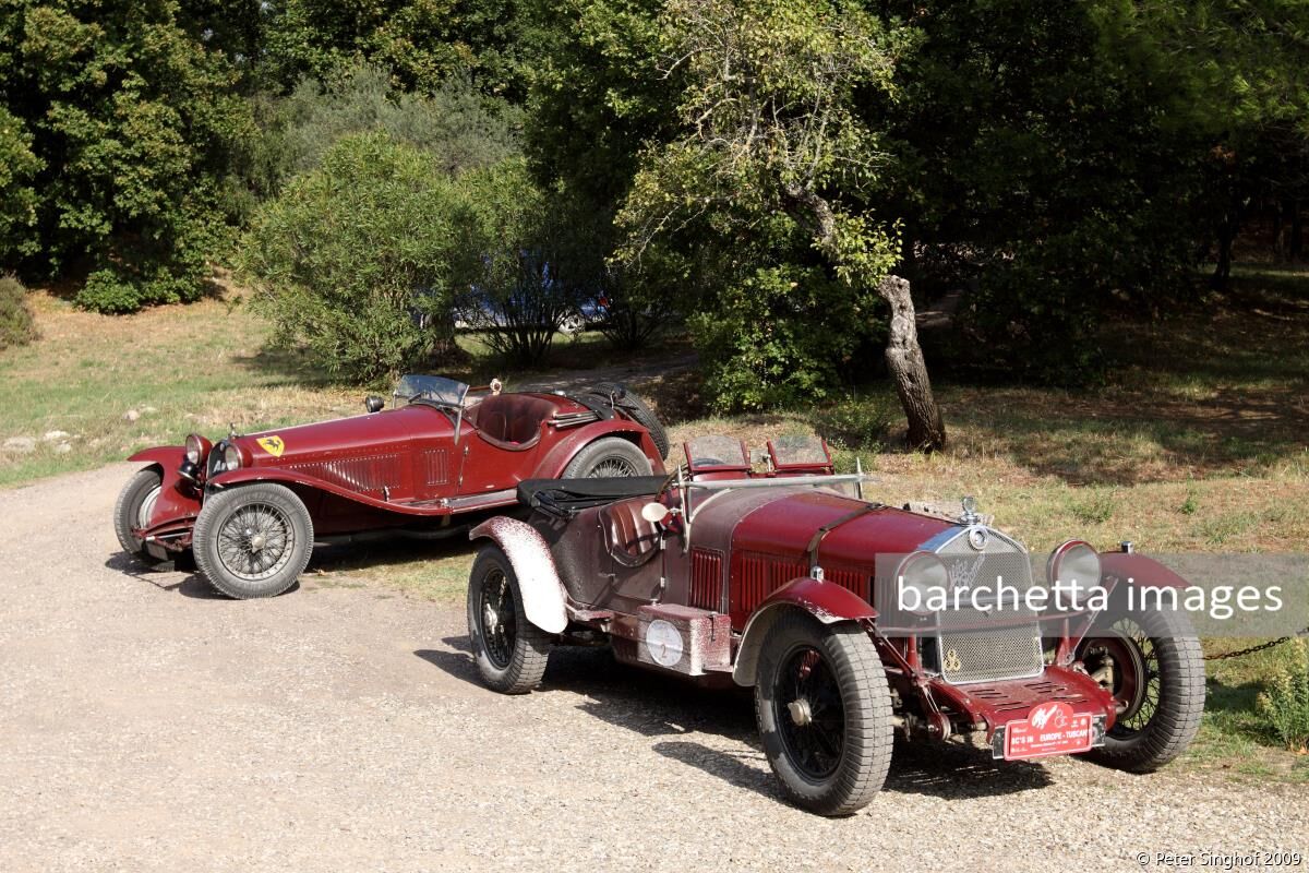 02 Alfa Romeo 6C 1750 sn.0312905;16 Alfa Romeo 8C 2300 Zagato Spider sn.2111027