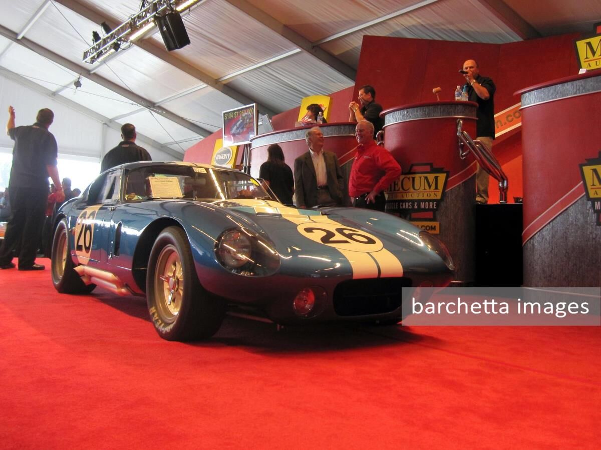 1965 Shelby Daytona Cobra Coupe s/n CSX2601sells for $7.25 Million