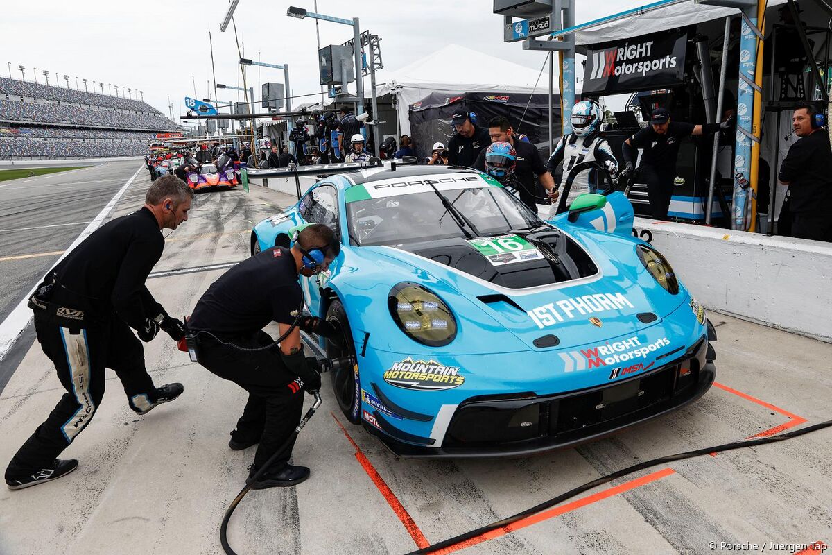 2023/january - 24h Daytona - Porsche 911 GT3 R, Wright Motorsports (#16), Ryan Hardwick (USA), Jan Heylen (B), Zacharie Robichon (CDN), Dennis Olsen (N)