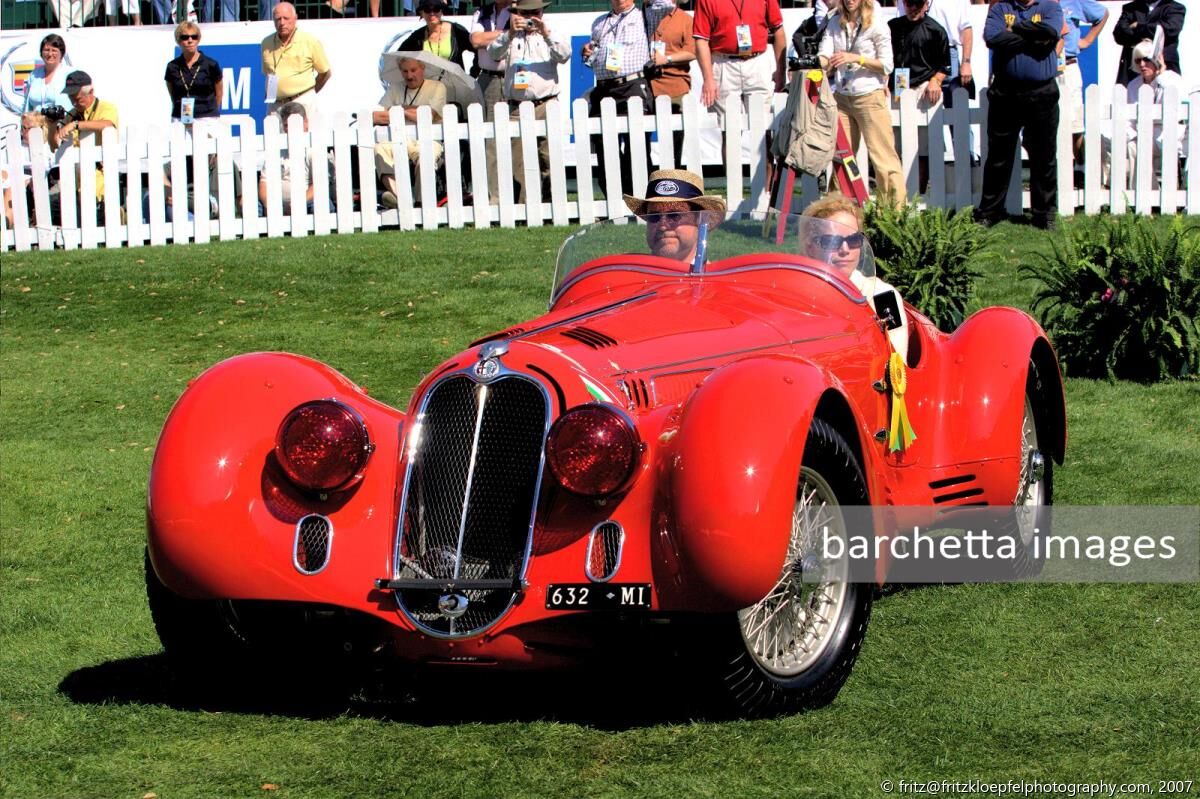 1938 Alfa Romeo 8C 2900 MM - RL - Corporate Awards - The First Coast News Award for the Car with the Most Advanced Styling