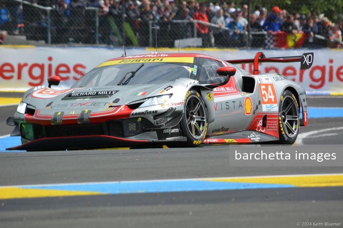 2024/jun/15-16 - ret laps 30/311 LMGT3 - 24h Le Mans - Davide Rigon / Thomas Flohr / Francesco Castellacci - #54 